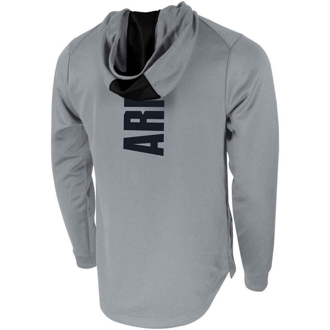 Nike Men's Gray Army Black Knights 2-Hit Performance Pullover Hoodie - Image 4 of 4