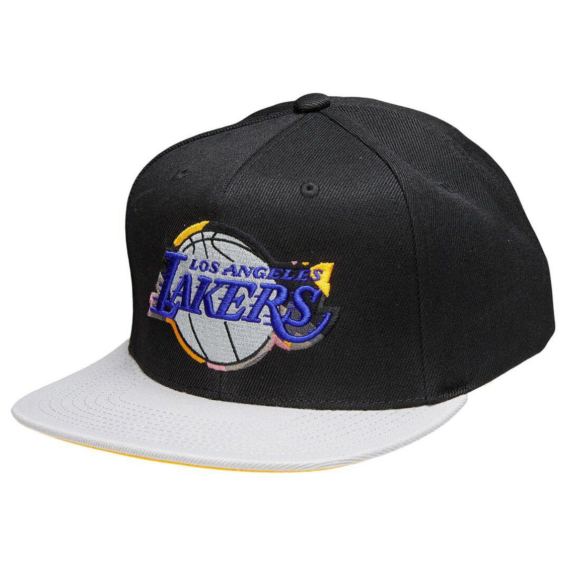 Los Angeles LA Lakers Black Hat Cap Ultra Game Snapback One Size Fits All  New