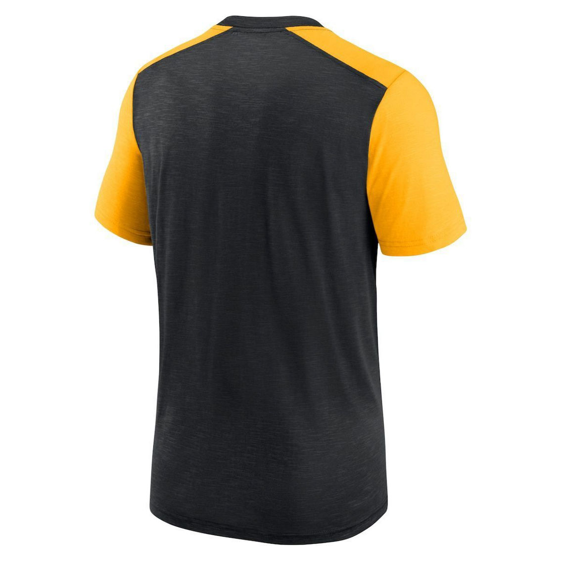 Nike Men's Heathered Black/Heathered Gold Color Block Team Name T-Shirt - Image 4 of 4