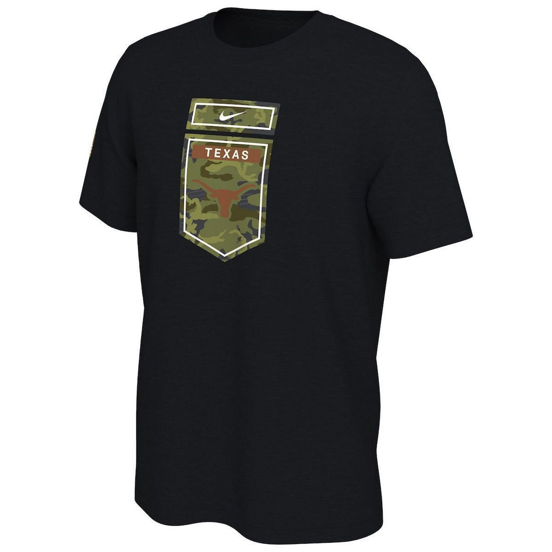 Nike Men's Black Texas Longhorns Veterans Camo T-Shirt - Image 3 of 4