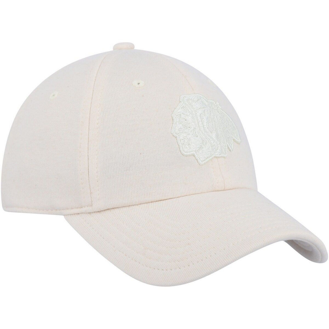 adidas Men's Cream Chicago Blackhawks Zero Dye Slouch Adjustable Hat - Image 4 of 4
