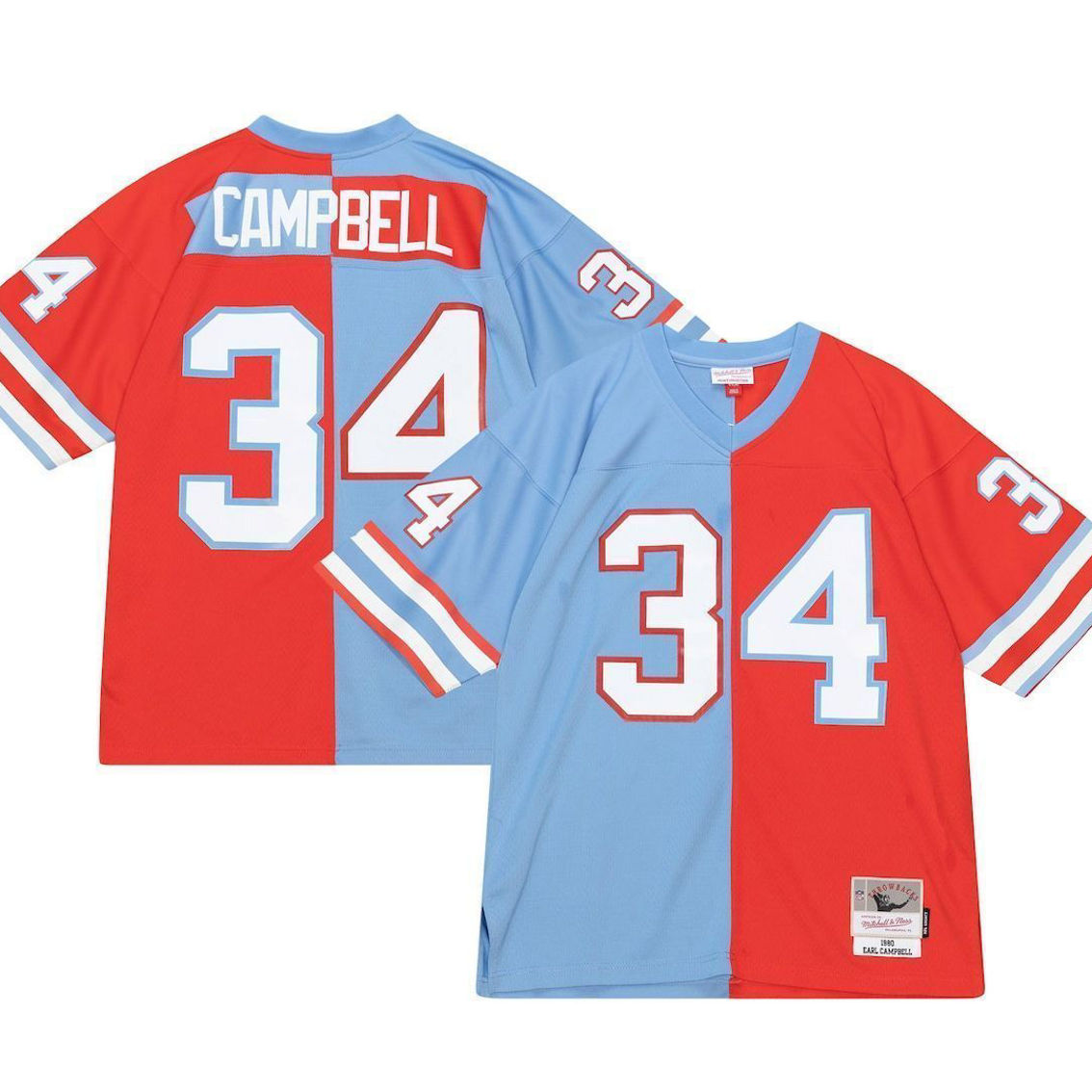 Legacy Jersey Houston Oilers 1980 Earl Campbell - Shop Mitchell