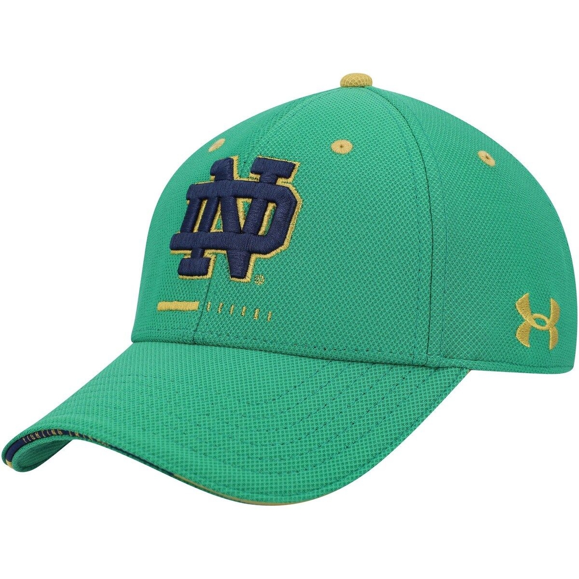Under Armour Men's Green Notre Dame Fighting Irish Blitzing Accent  Performance Flex Hat, Fan Shop