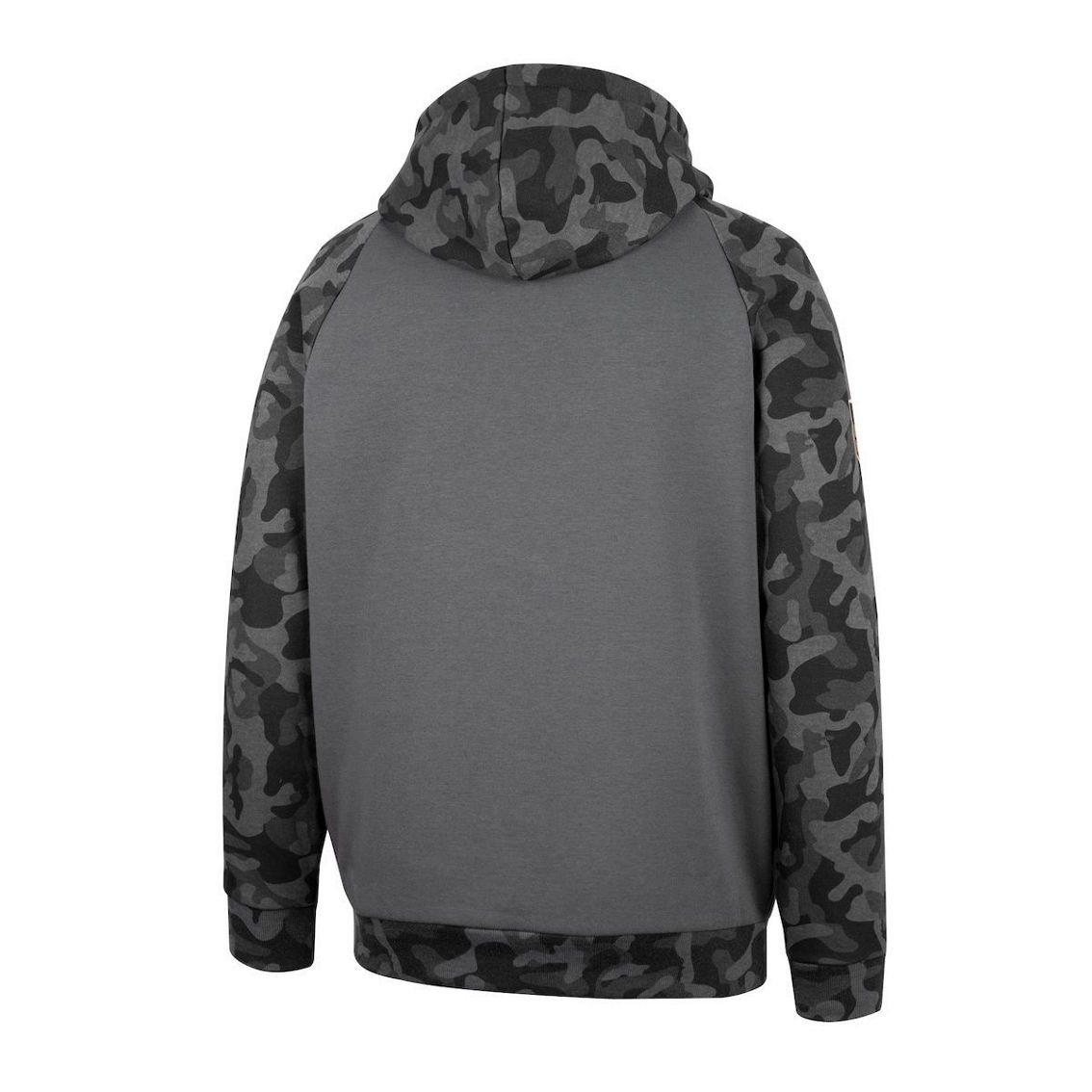Colosseum Men's Charcoal Air Force Falcons OHT Military Appreciation Camo Stack Raglan Pullover Hoodie - Image 4 of 4