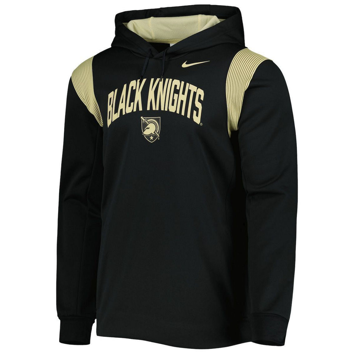 Nike Men's Black Army Black Knights 2022 Sideline Performance Pullover Hoodie - Image 3 of 4