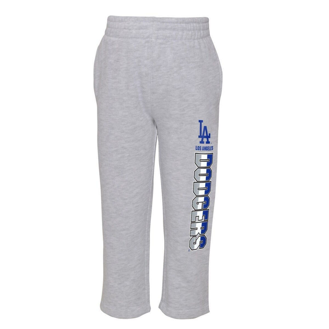 Outerstuff Infant Royal/Heather Gray Los Angeles Dodgers Playmaker Pullover Hoodie & Pants Set - Image 4 of 4
