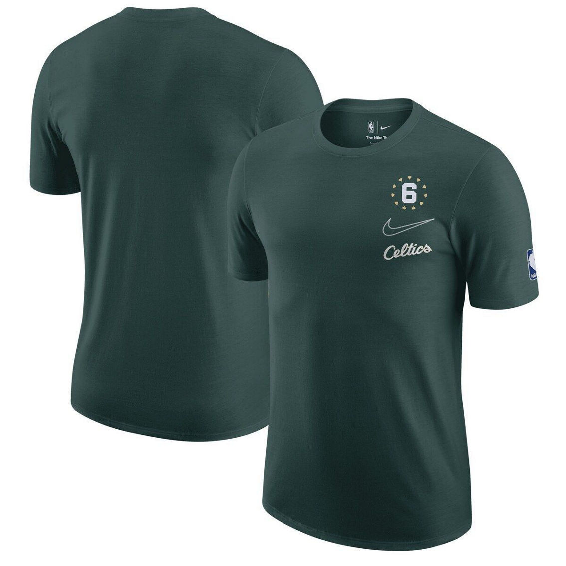 Men's Nike Green Boston Celtics 2022/23 City Edition Courtside Max90 Vintage Wash T-Shirt - Image 2 of 4