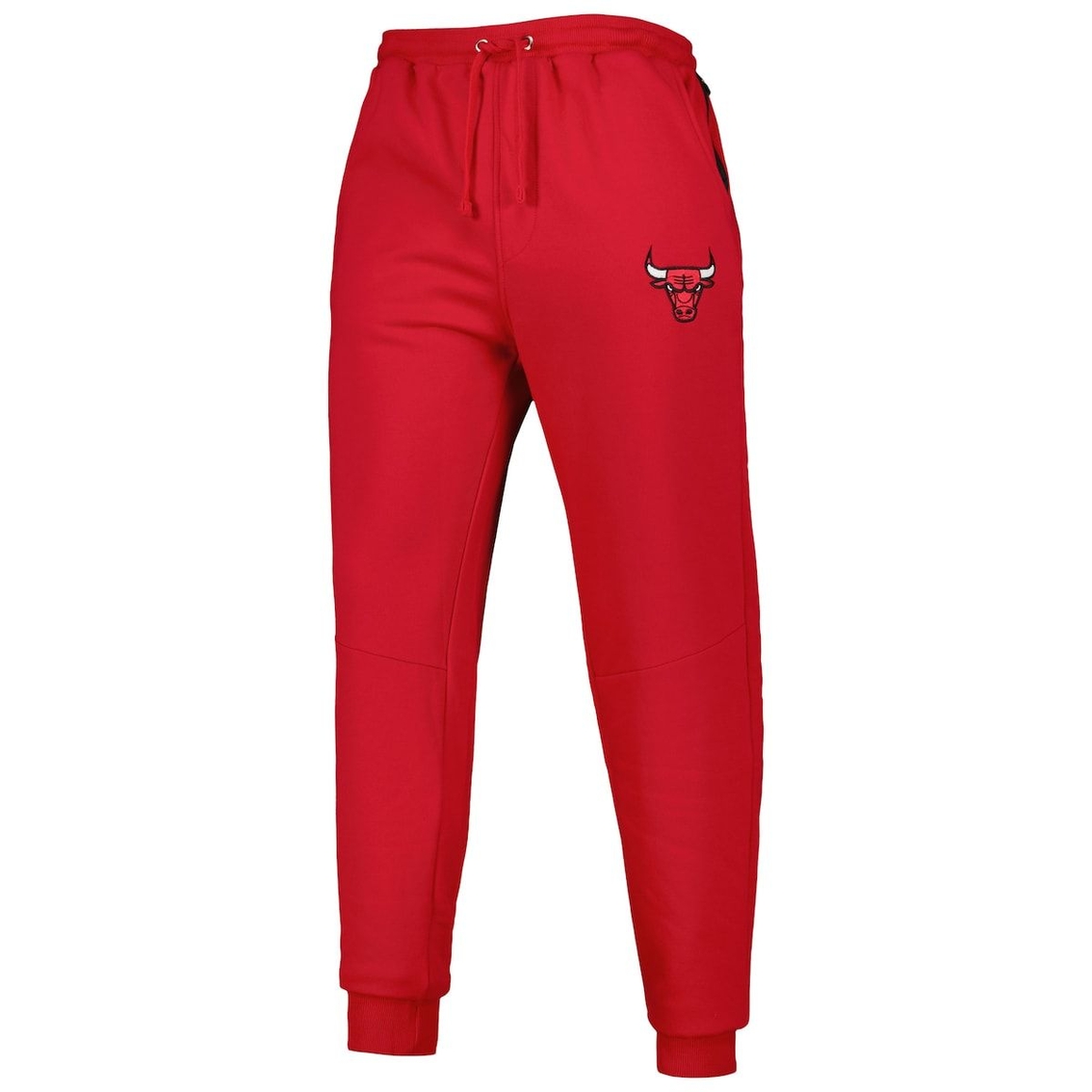 Fanatics Branded Men's Red Chicago Bulls Jogger Pants - Image 3 of 4