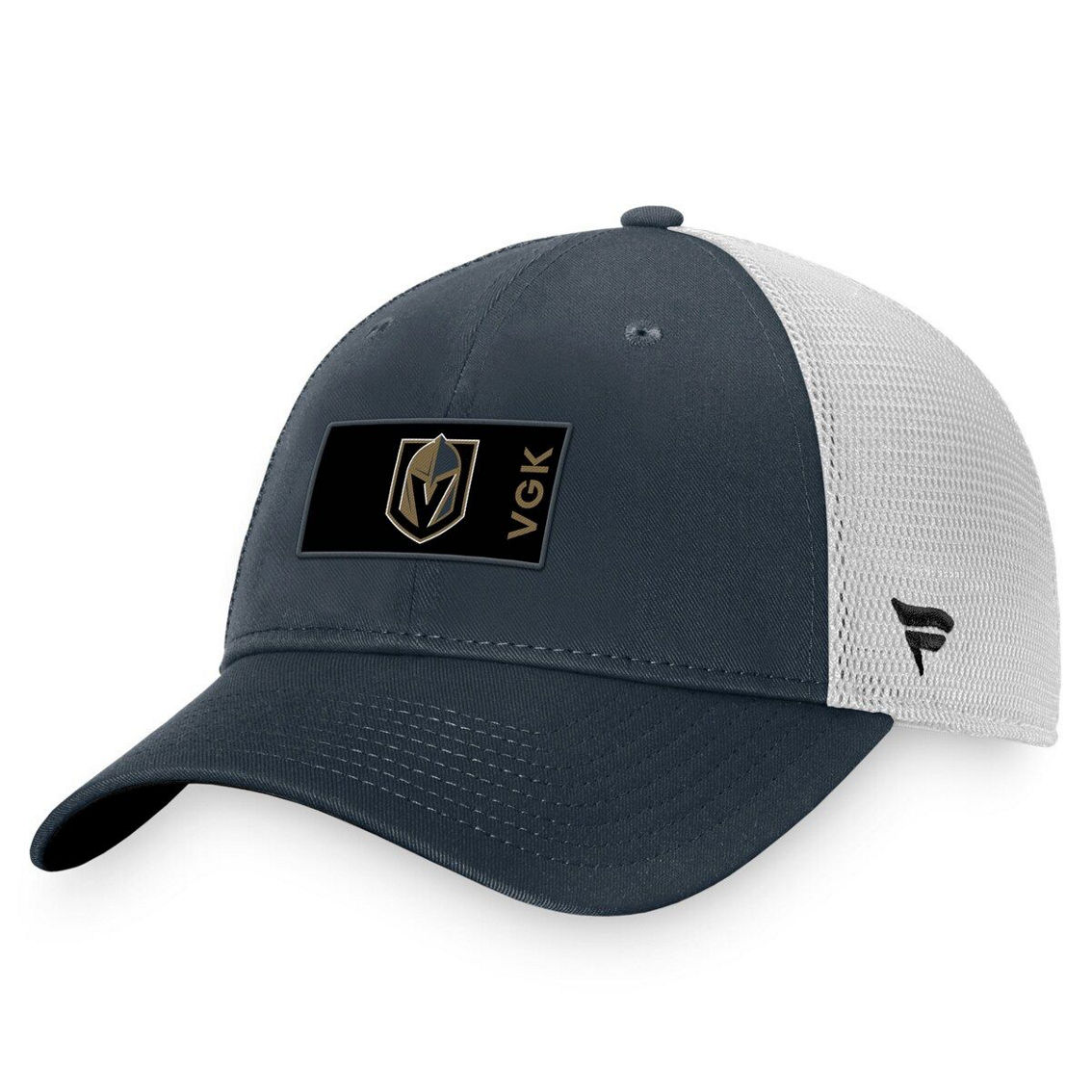 Fanatics Branded Men's Charcoal/White Vegas Golden Knights Authentic Pro Rink Trucker Snapback Hat - Image 2 of 4