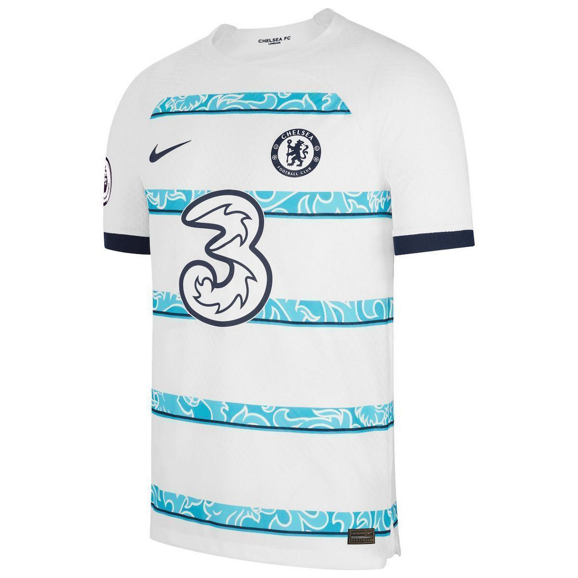 Nike Men's White Chelsea 2022/23 Away Vapor Match Authentic Blank Jersey - Image 3 of 4