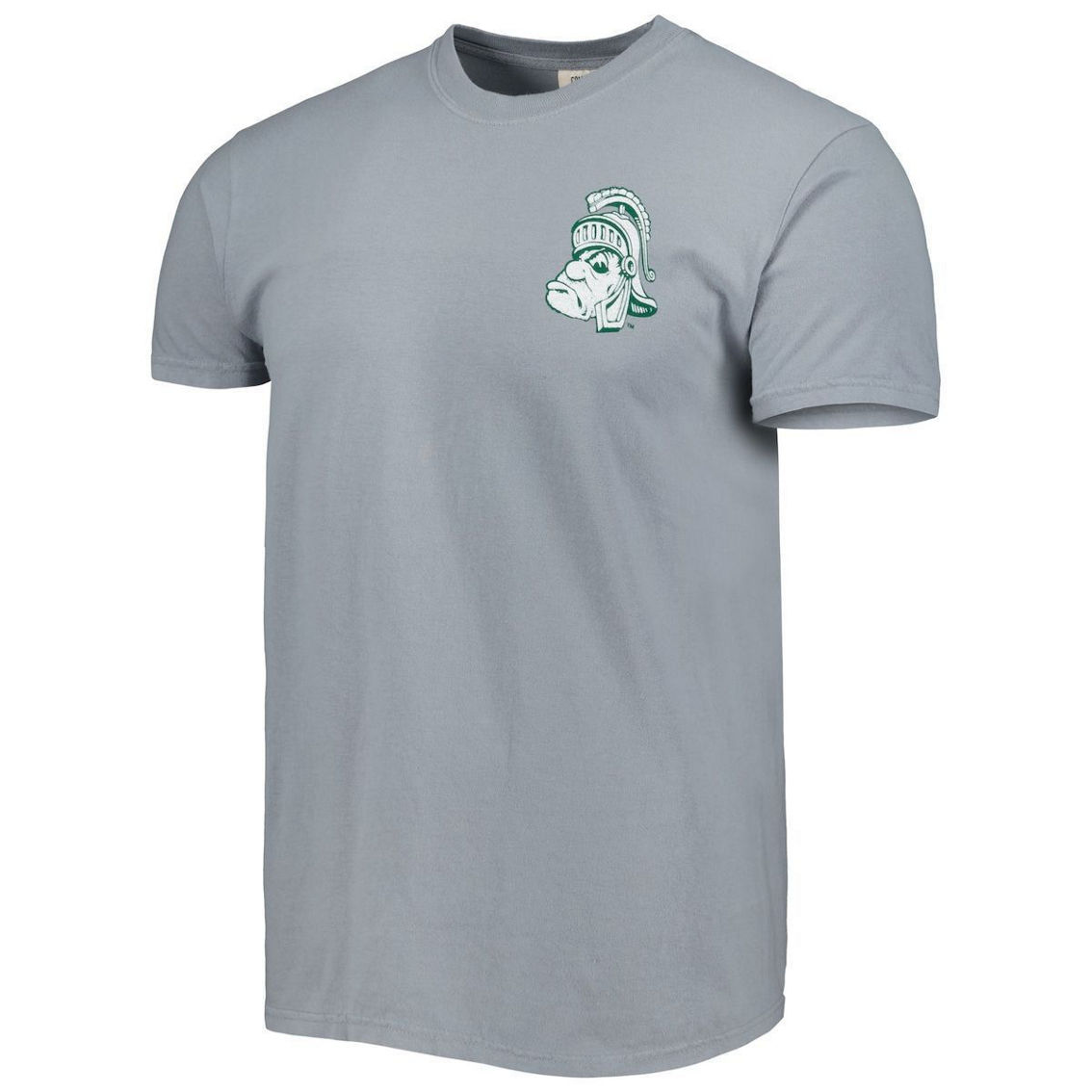 Image One Men's Graphite Michigan State Spartans Vault State Comfort T-Shirt - Image 3 of 4