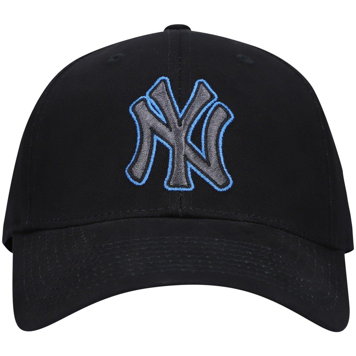 Men's Black New York Yankees Basic Logo Adjustable Hat - Image 3 of 4