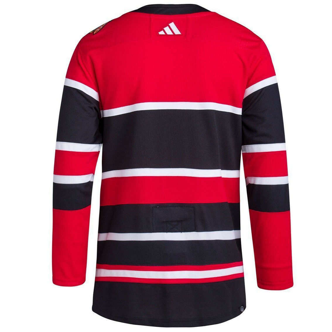 adidas Men's Red Chicago Blackhawks Reverse Retro 2.0 Authentic Blank Jersey - Image 4 of 4