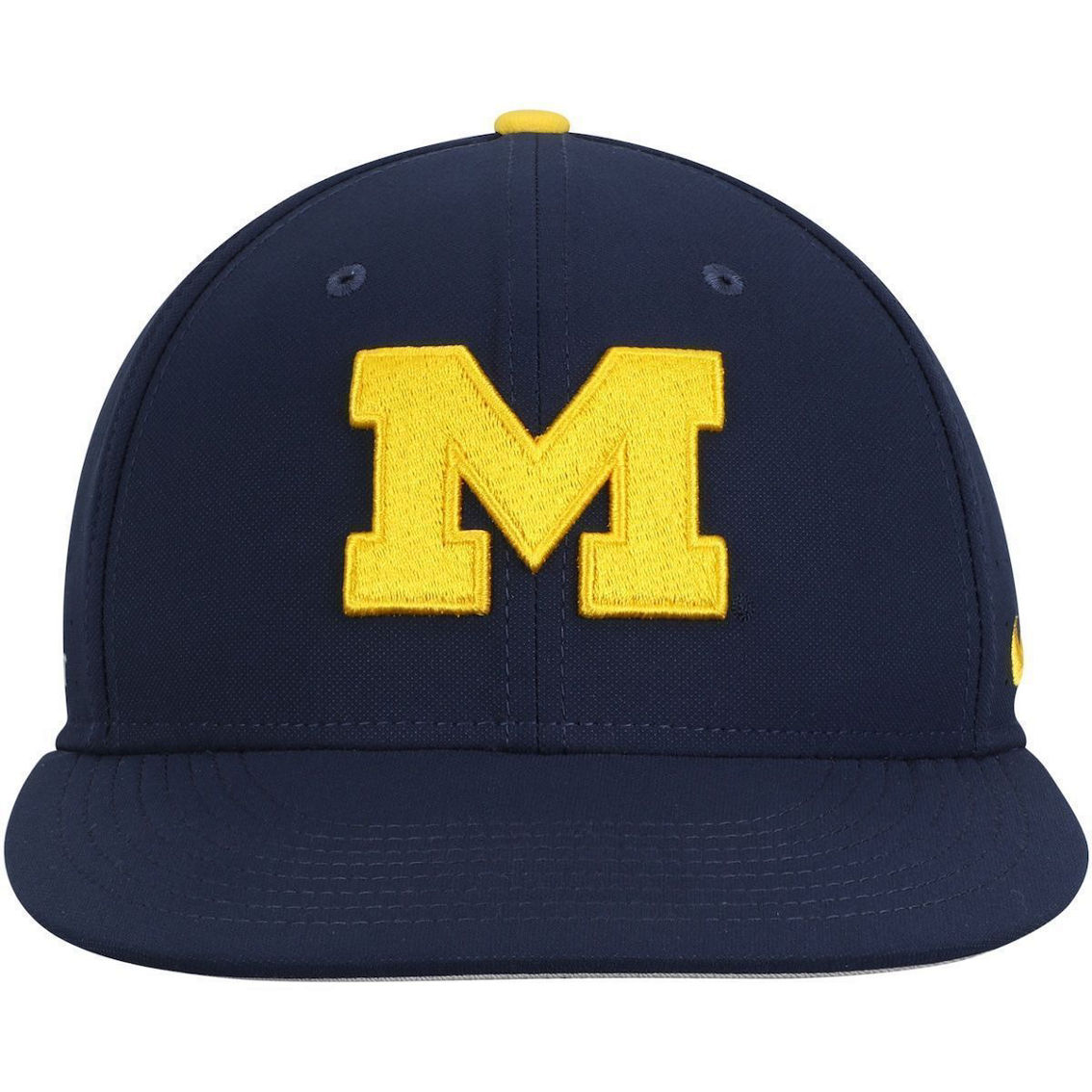 Nike Men's Navy Michigan Wolverines Aerobill Performance True Fitted Hat - Image 4 of 4