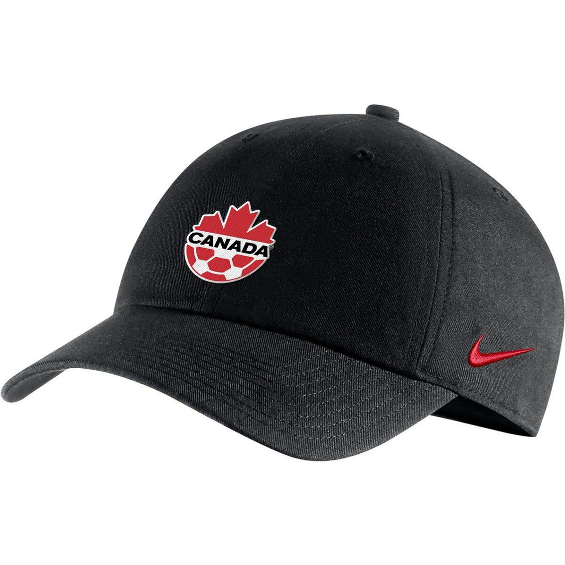 Nike Men's Black Canada Soccer Campus Adjustable Hat - Image 2 of 3