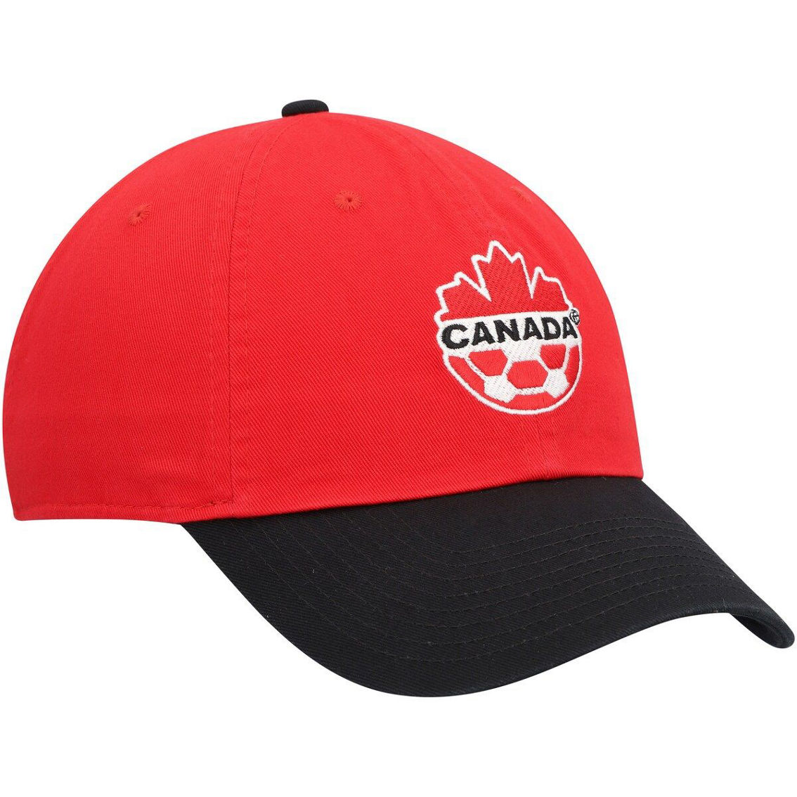 Nike Men's Red/Charcoal Canada Soccer Campus Adjustable Hat - Image 4 of 4
