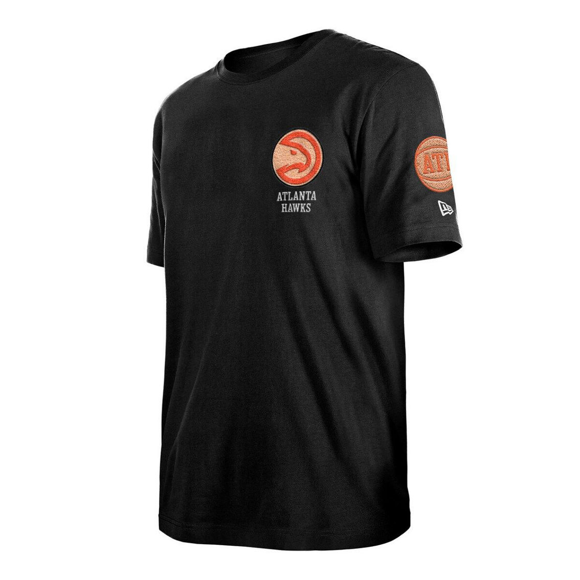 New Era Men's Black Atlanta Hawks 2022/23 City Edition Elite Pack T-Shirt - Image 3 of 4