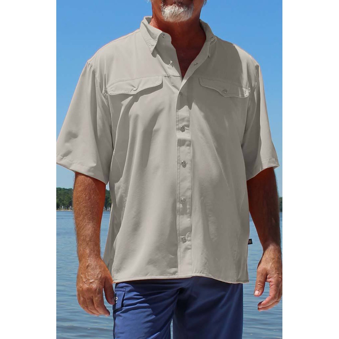 M-pfs1150s-mr. Cool Ultimate Technical Fishing Shirt-short Sleeve