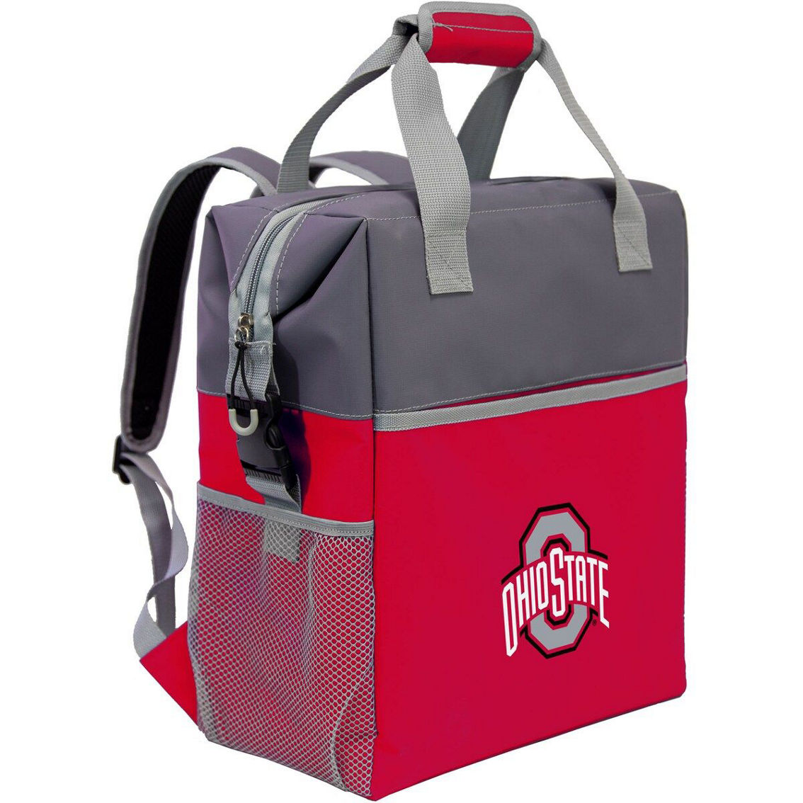 Logo Brands Ohio State Buckeyes Colorblock Backpack Cooler - Image 2 of 2