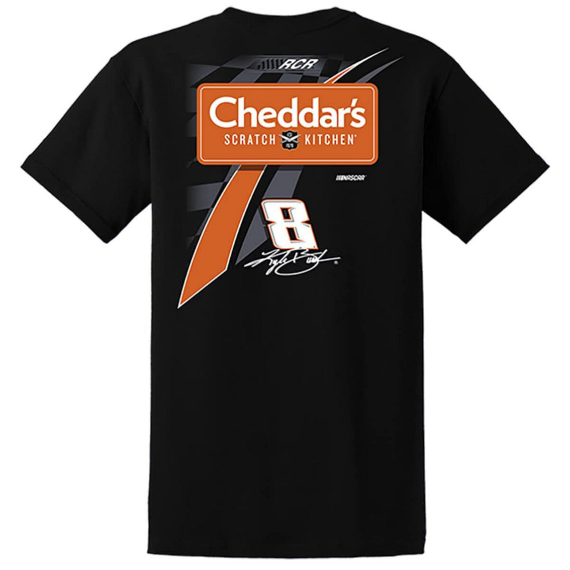 Richard Childress Racing Team Collection Men's Richard Childress Racing Team Collection Black Kyle Busch Cheddar's Lifestyle T-Shirt - Image 4 of 4