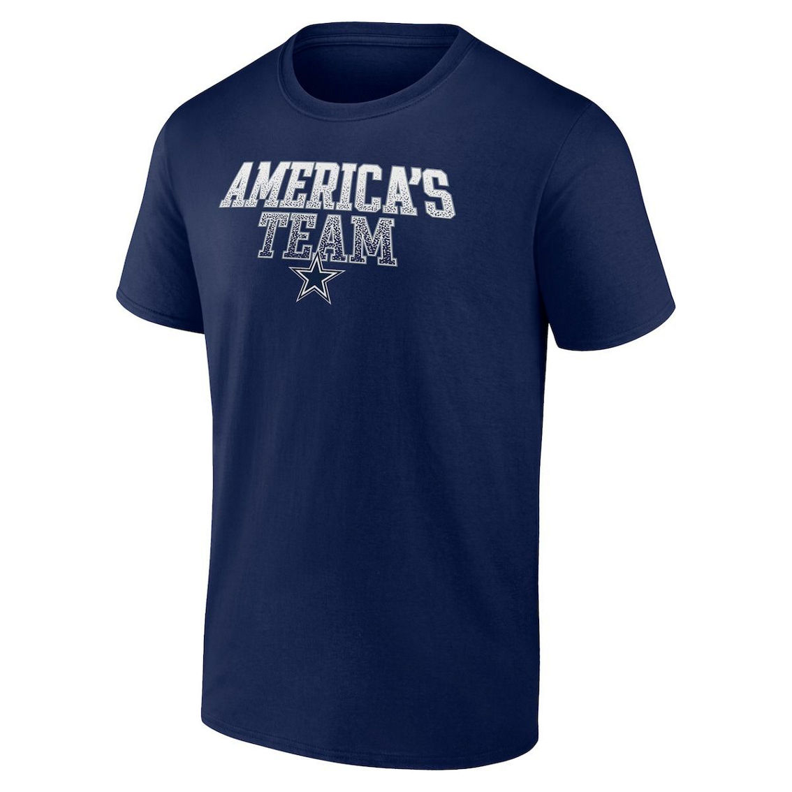 Fanatics Men's Fanatics Navy Dallas Cowboys Heavy Hitter T-Shirt - Image 3 of 4