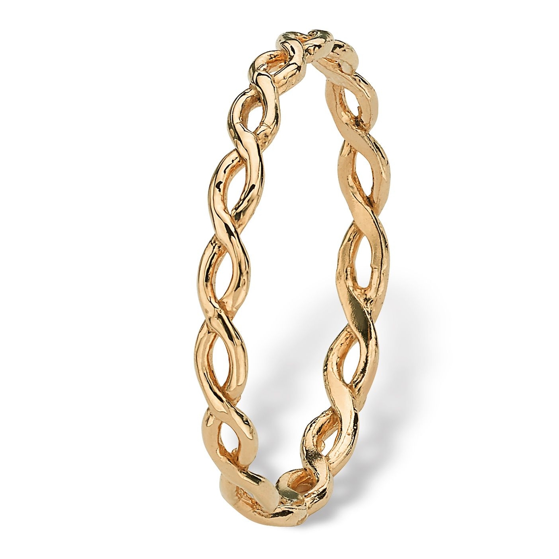 Braided Twist Ring in 10k Yellow Gold - Image 2 of 5