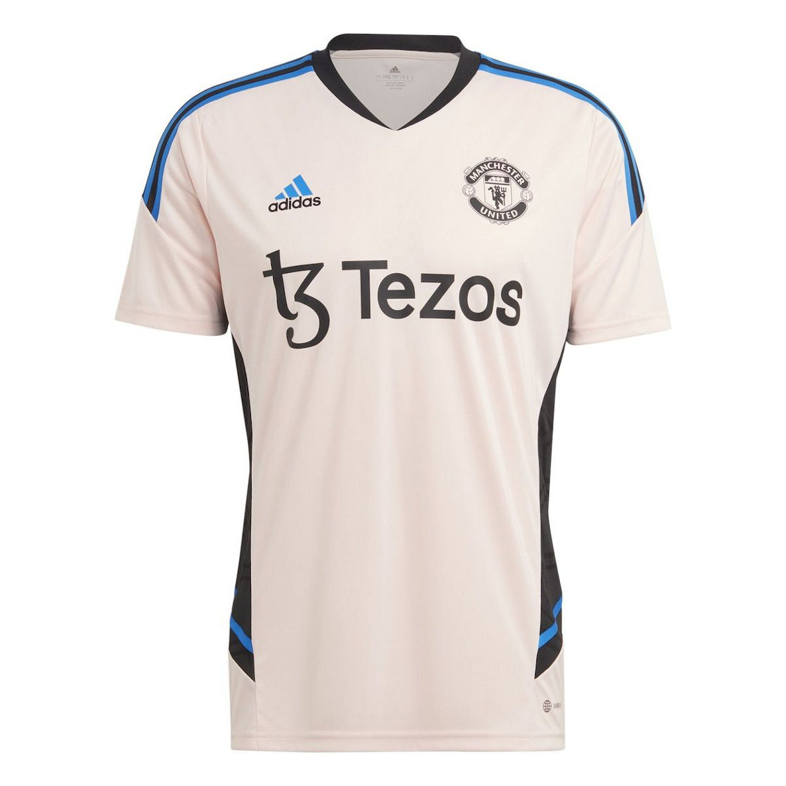 adidas Men's Pink Manchester United 2022/23 Training Jersey - Image 3 of 4
