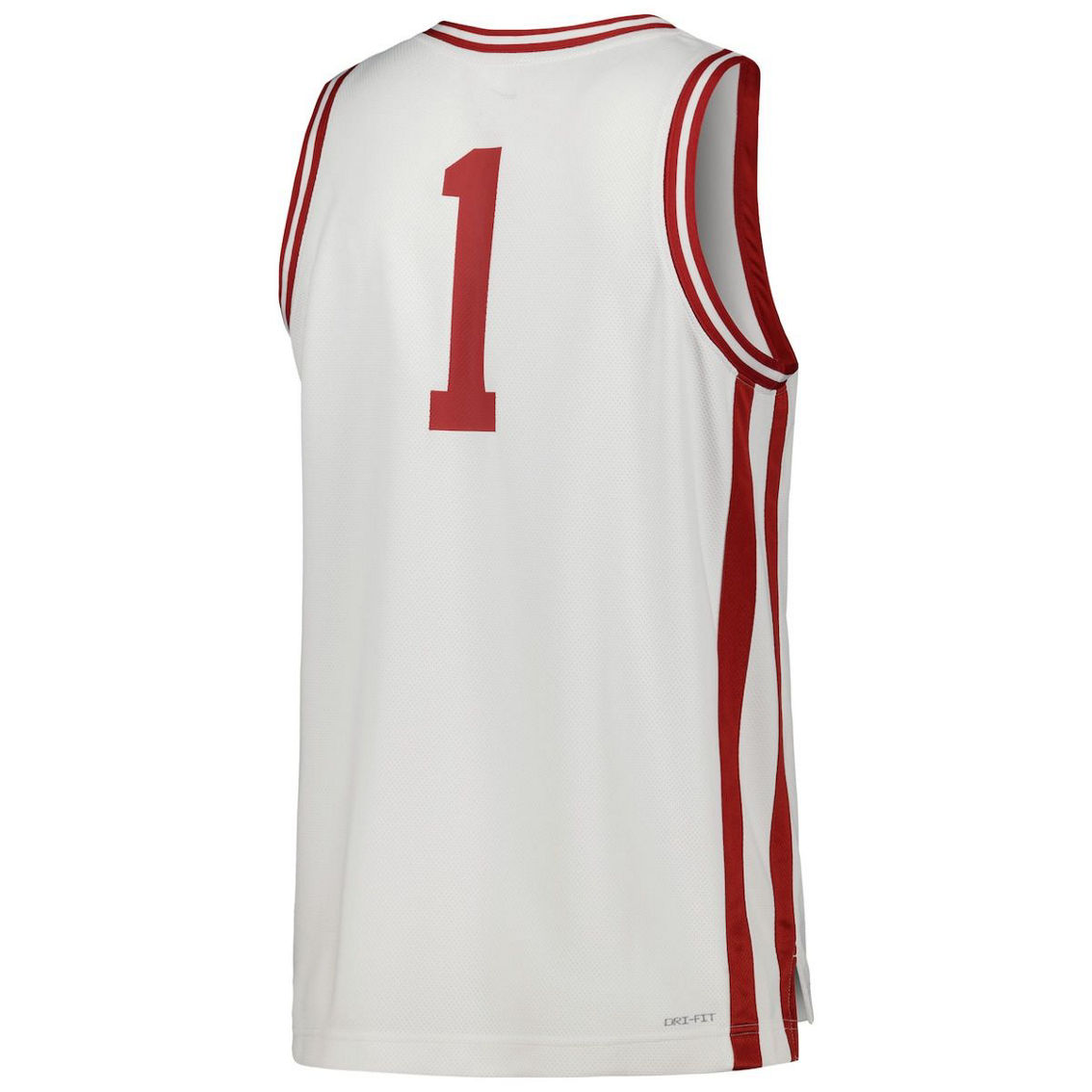 Nike Men's #1 White Arkansas Razorbacks Replica Basketball Jersey - Image 4 of 4