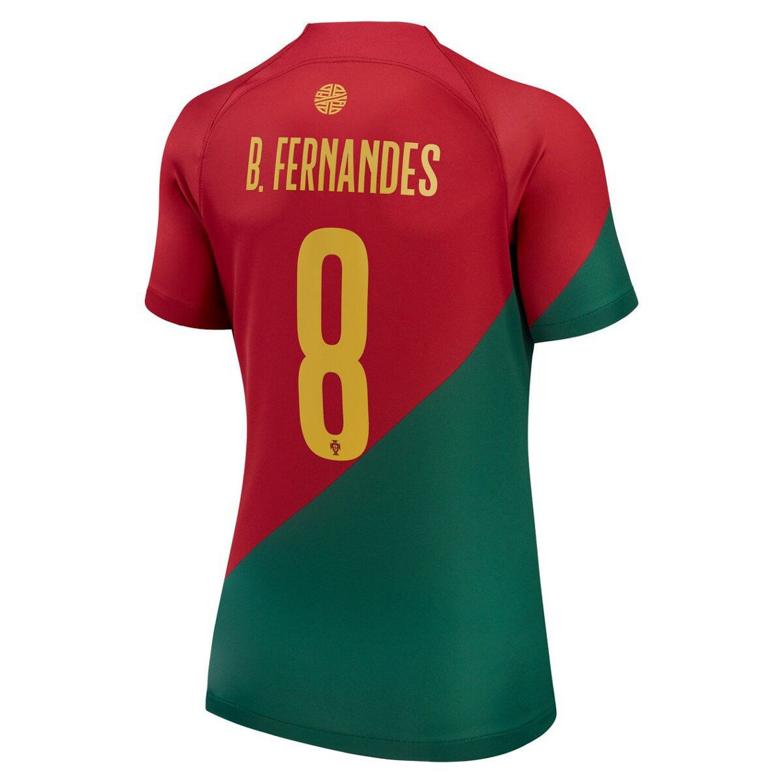 Nike Women's Bruno Fernandes Red Portugal National Team 2022/23 Home Breathe Stadium Replica Player Jersey - Image 4 of 4