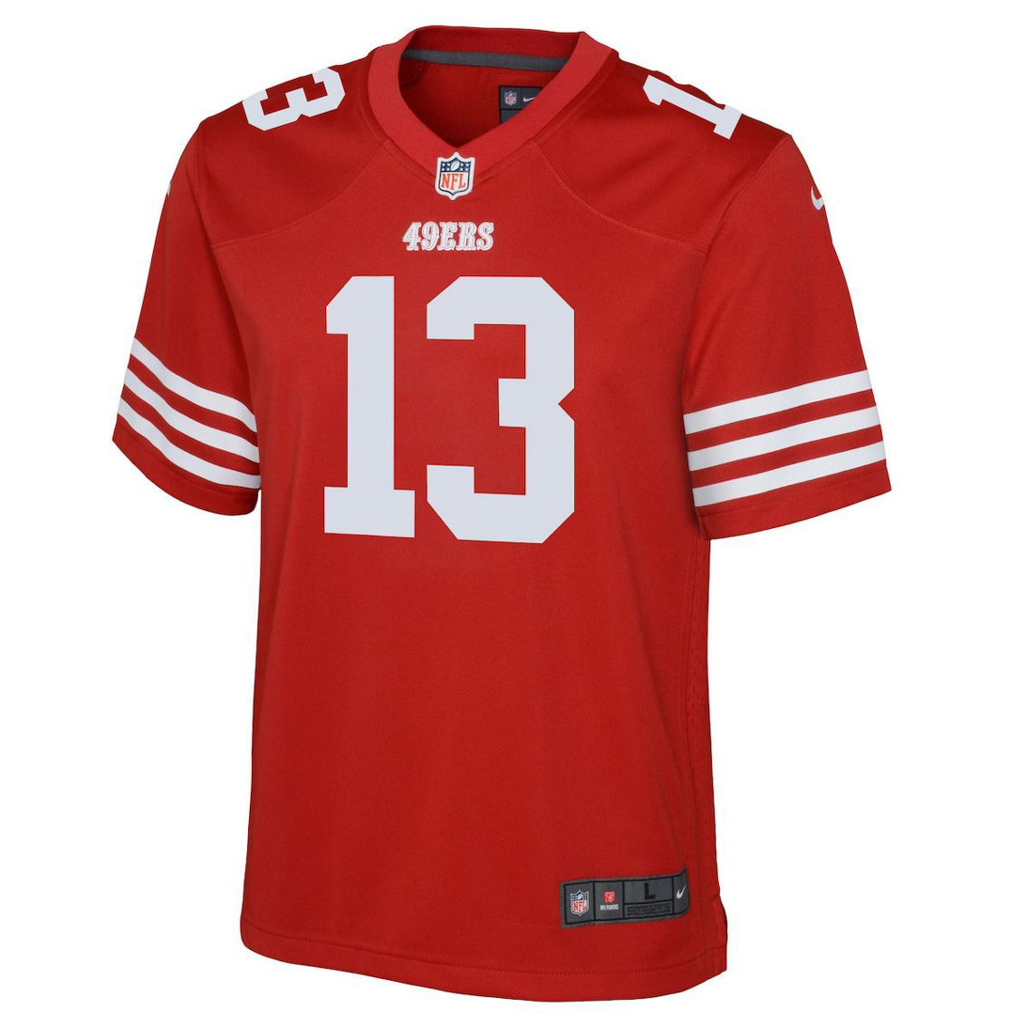 Nike Youth Brock Purdy Scarlet San Francisco 49ers Game Jersey - Image 3 of 4