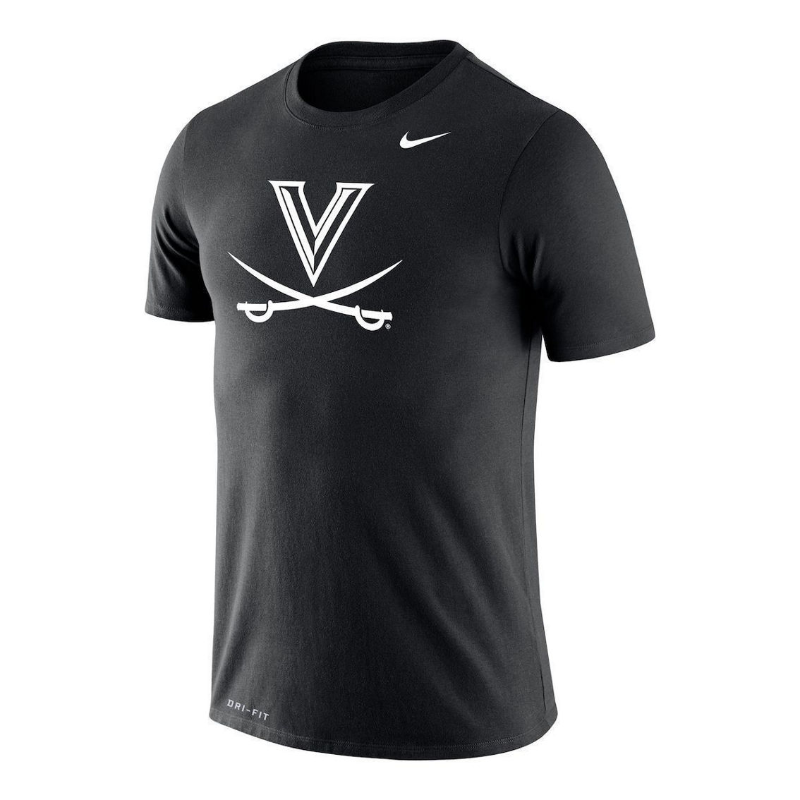 Nike Men's Black Virginia Cavaliers Dark Mode 2.0 Performance T-Shirt - Image 3 of 4