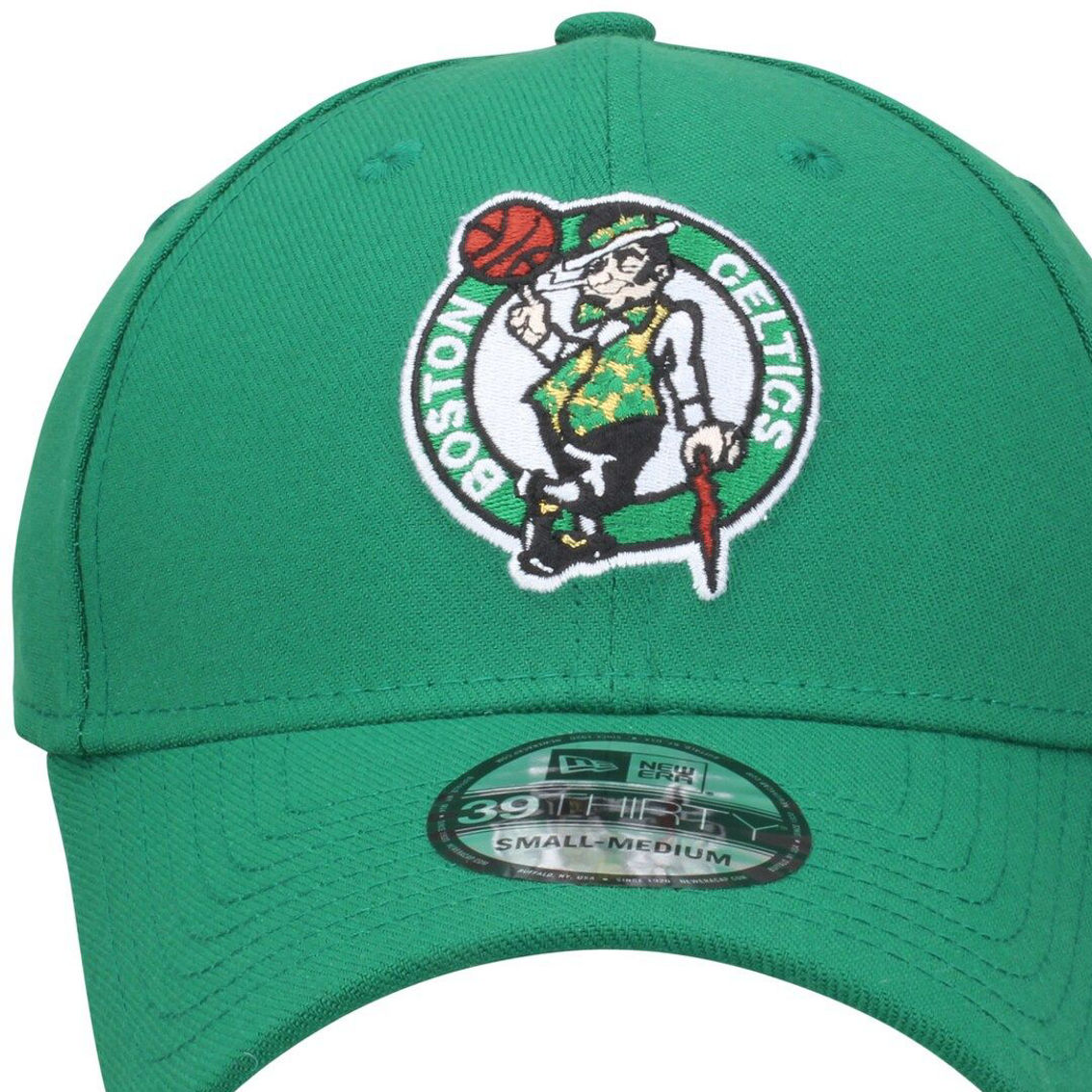 New Era Men's Kelly Green Boston Celtics Team Classic 39THIRTY Flex Hat - Image 3 of 4