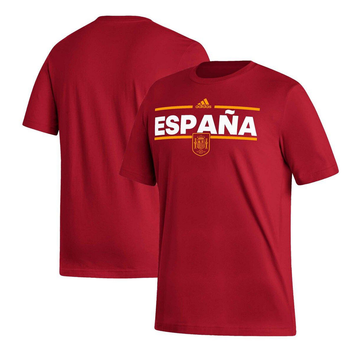 adidas Men's Red Spain National Team Dassler T-Shirt - Image 2 of 4