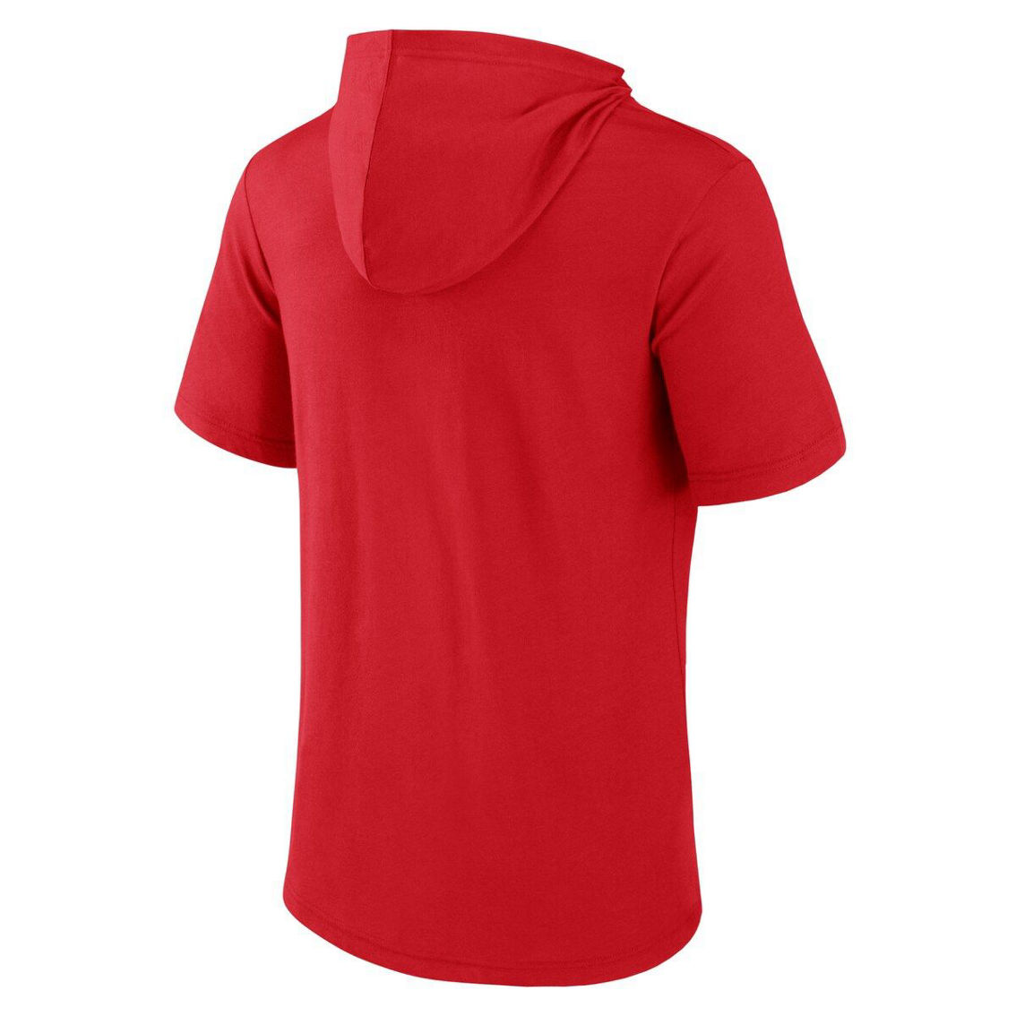 Fanatics Branded Men's Red Philadelphia Phillies Iconic Rebel Short Sleeve Pullover Hoodie - Image 4 of 4