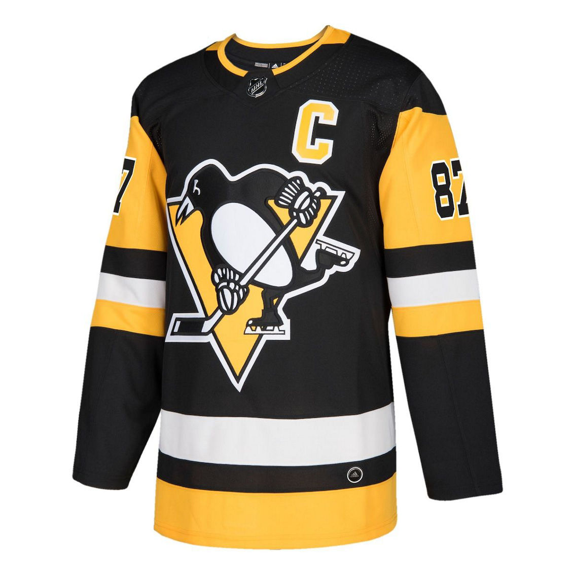 adidas Men's Sidney Crosby Black Pittsburgh Penguins Authentic Player Jersey - Image 3 of 4