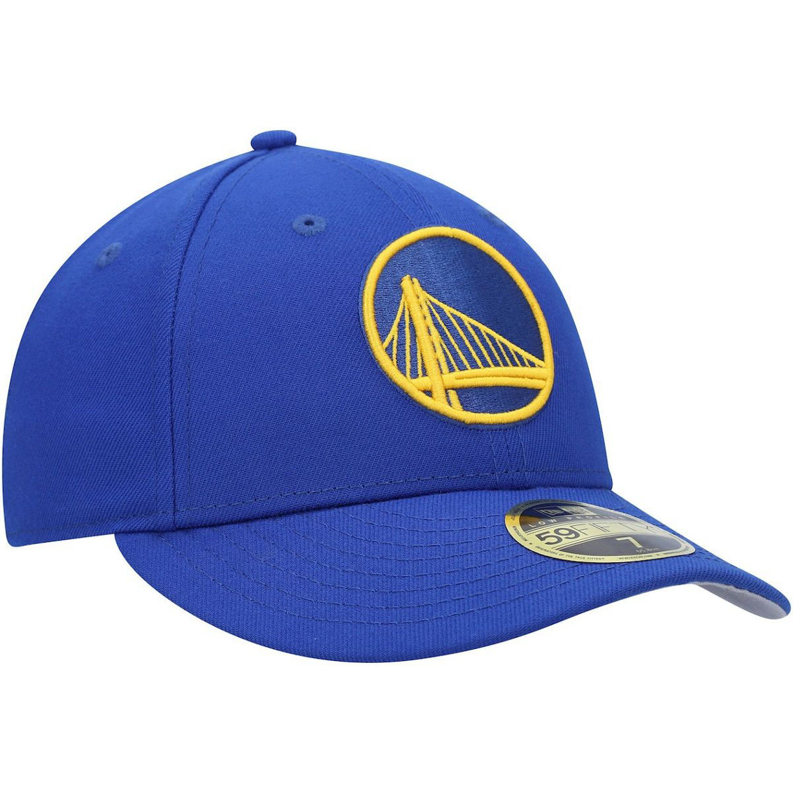 New Era Men's Royal Golden State Warriors Team Low 59FIFTY Fitted Hat - Image 4 of 4