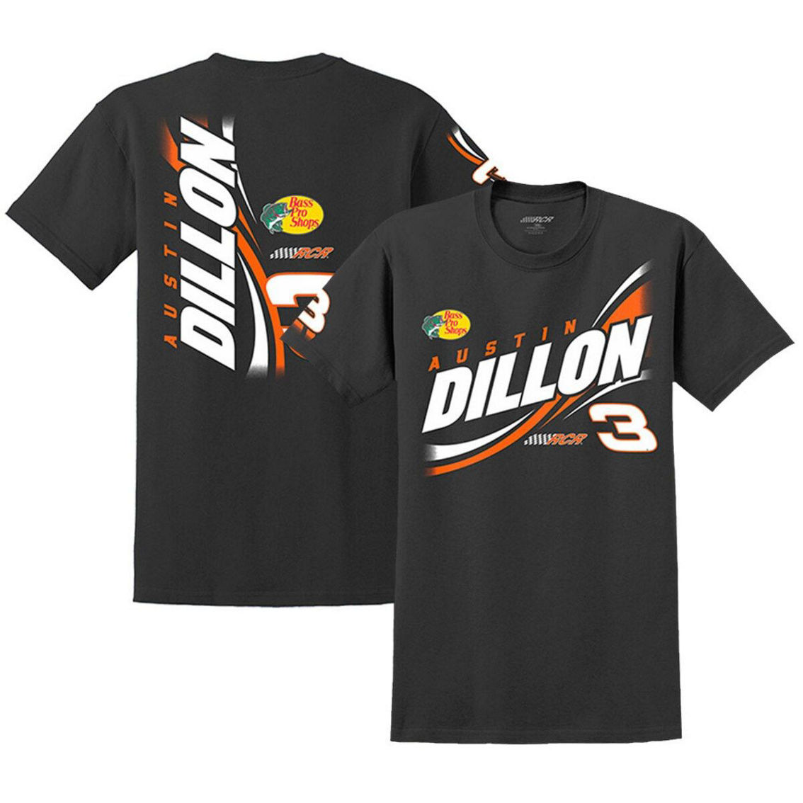 Richard Childress Racing Team Collection Men's Richard Childress Racing Team Collection Black Austin Dillon Lifestyle T-Shirt - Image 2 of 4