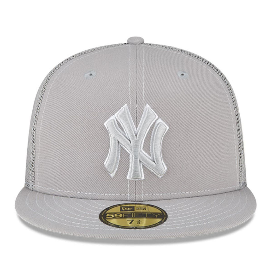 New Era Men's Gray New York Yankees 2023 On-Field Batting Practice 59FIFTY Fitted Hat - Image 3 of 4