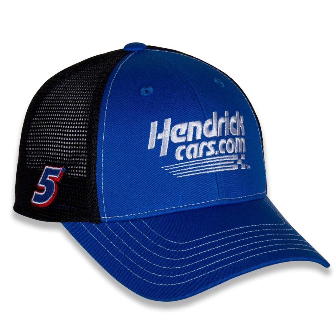 Hendrick Motorsports Team Collection Men's Royal/Black Kyle Larson Team Sponsor Adjustable Hat - Image 4 of 4