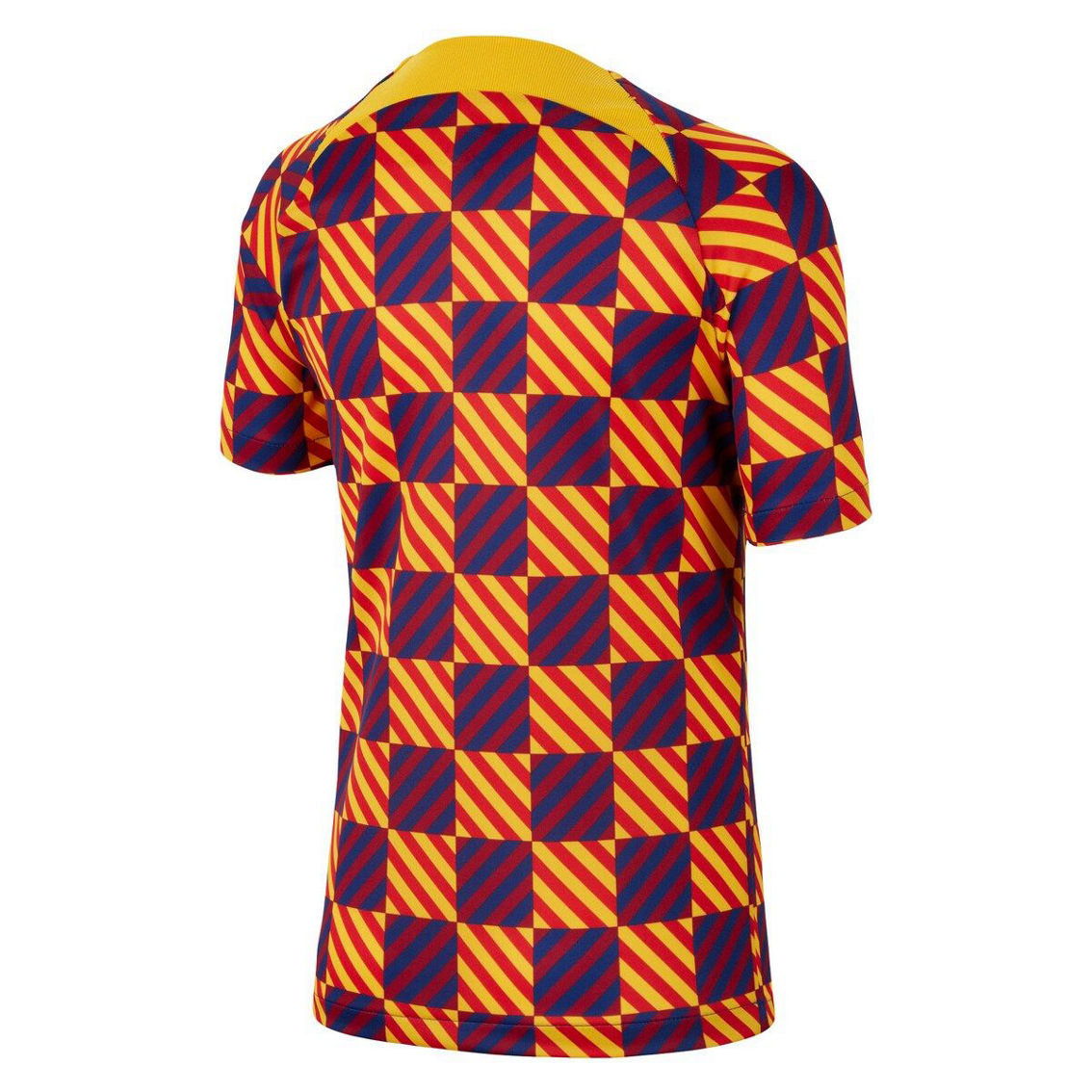 Nike Youth Yellow Barcelona Pre-Match Top - Image 4 of 4
