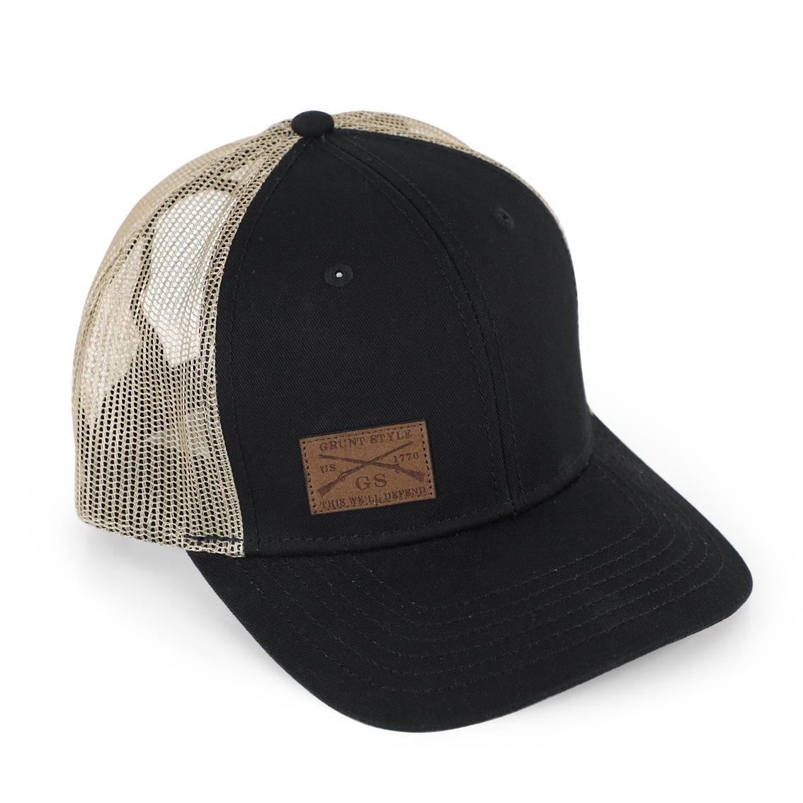 Grunt Style Logo Leather Patch Hat - Image 2 of 2