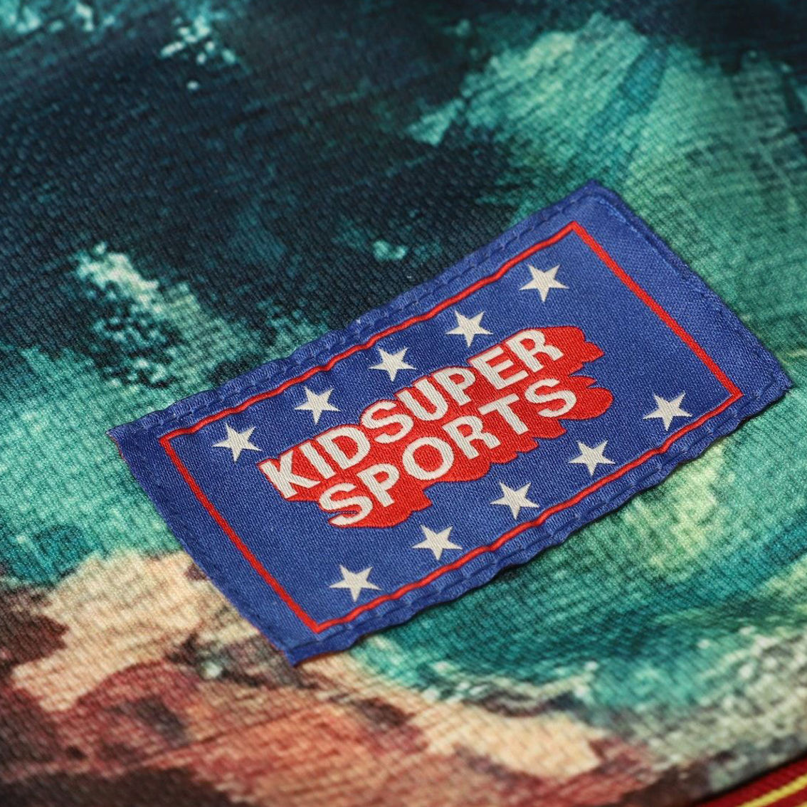 NBA x KidSuper Unisex NBA & KidSuper Studios by Fanatics Blue Denver Nuggets Hometown Shorts - Image 4 of 4