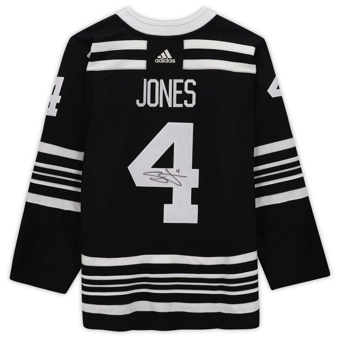 Fanatics Authentic Seth Jones Black Chicago Blackhawks Autographed Alternate Authentic Jersey - Image 3 of 4