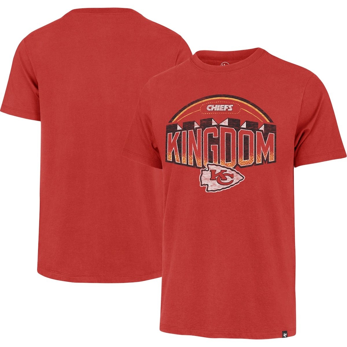 '47 Men's Red Kansas City Chiefs Regional Franklin T-Shirt - Image 2 of 4
