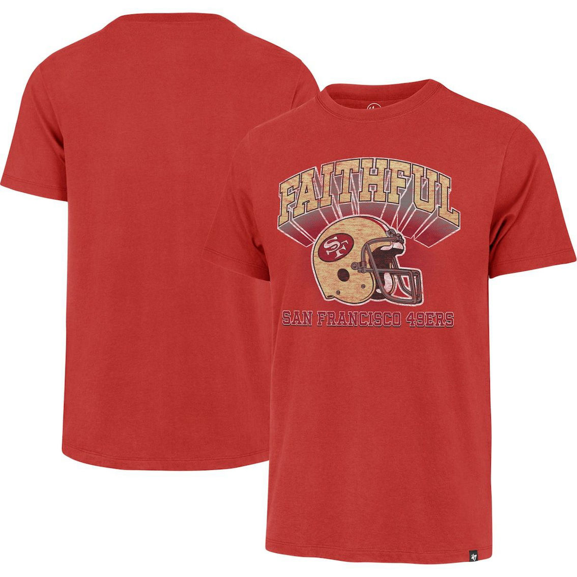 '47 Men's Scarlet San Francisco 49ers Regional Franklin T-Shirt - Image 2 of 4