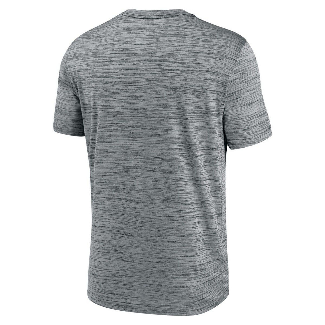 Nike Men's Anthracite New York Mets Authentic Collection Velocity Practice Performance T-Shirt - Image 4 of 4