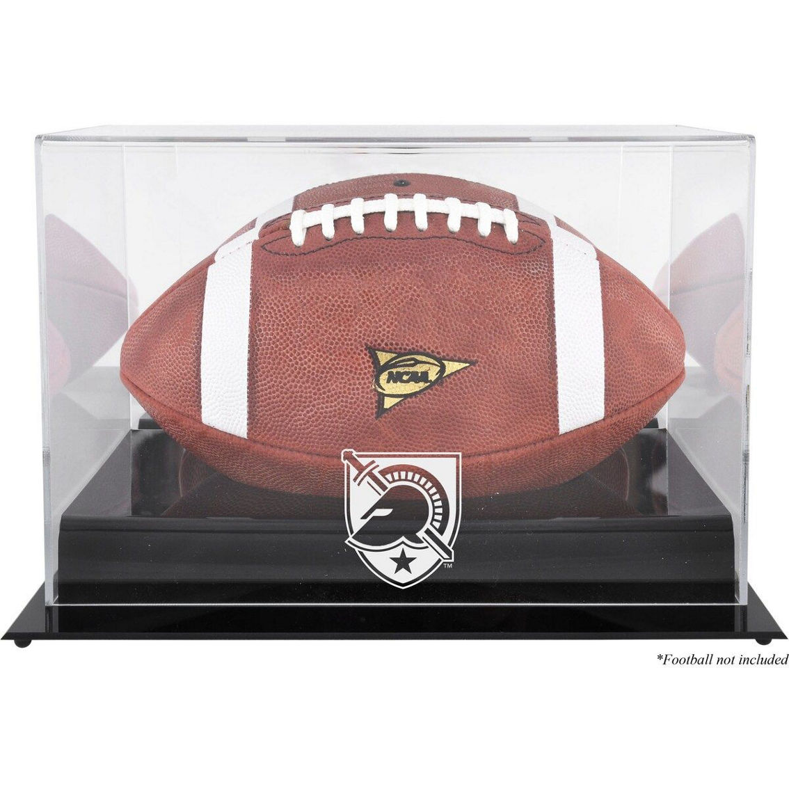 Fanatics Authentic Army Black Knights Black Base Team (2015-Present Logo) Football Display Case with Mirror Back - Image 2 of 2