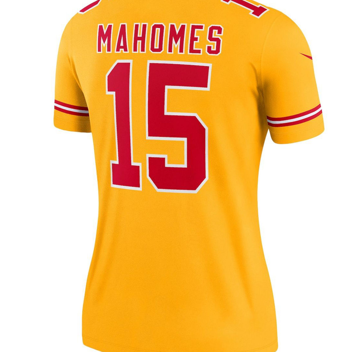 Nike Women's Patrick Mahomes Gold Kansas City Chiefs Inverted Legend Jersey - Image 4 of 4