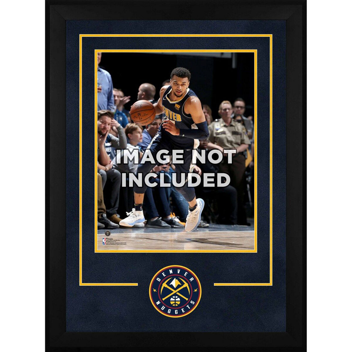 Fanatics Authentic Denver Nuggets Deluxe 16'' x 20'' Vertical Frame with Team Logo - Image 2 of 2