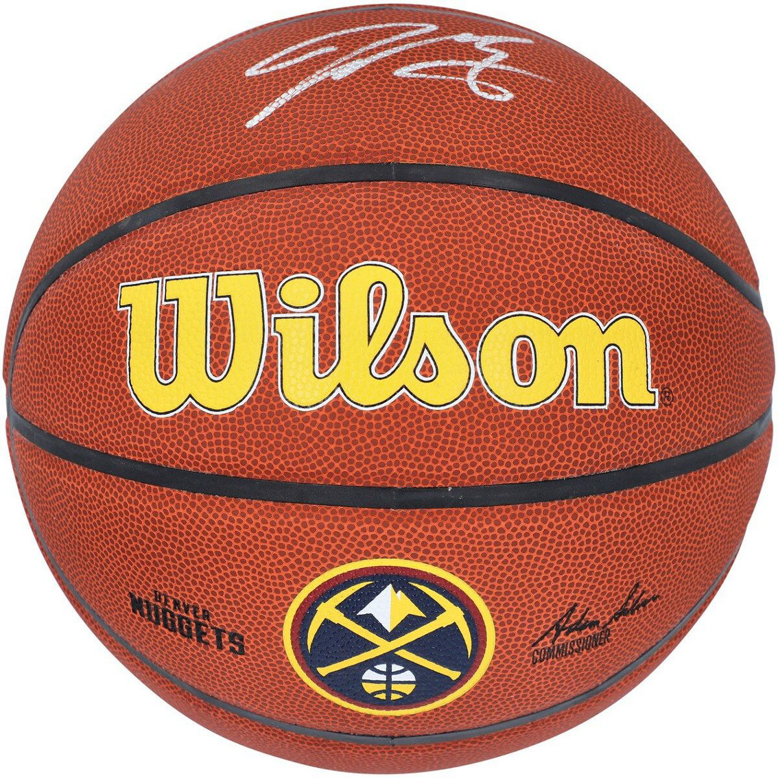 Fanatics Authentic Jamal Murray Denver Nuggets Autographed Wilson Team Logo Basketball - Image 3 of 3